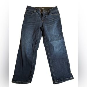 Liz Claiborne Dark Blue Cropped Jeans